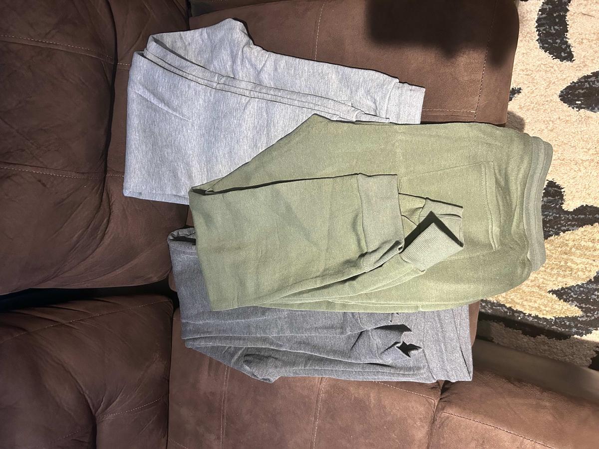 Item: Charcoal-Olive-Heather Grey, 2X-Large