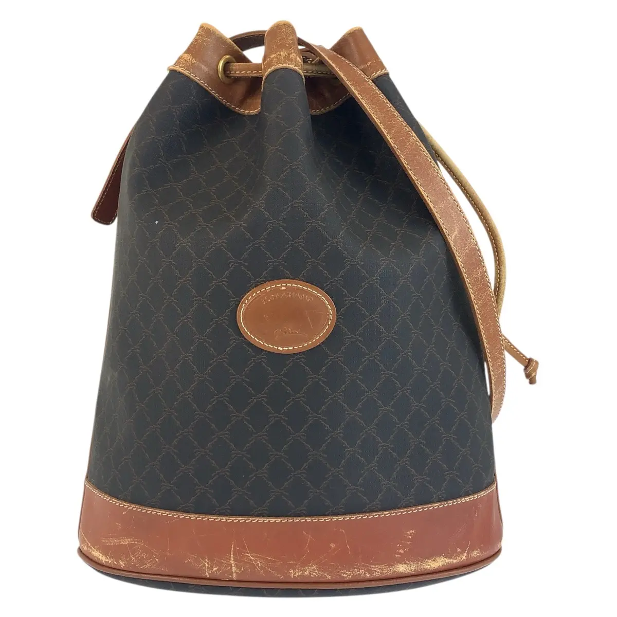 Pre-owned Longchamp Resin / Acrylic Shoulder Bags PVC Leather Shoulder Bag