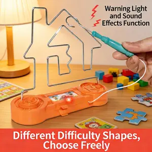Electric Shock Maze Firewire Impact Children's Intellectual Game Concentration Training Toy funny  board  games