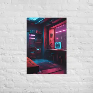 Hacker Snacks Food Truck 8 Matte Paper Poster