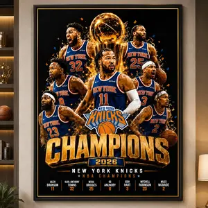 New York City 2026 Poster, NYC Basketball Hoops Fan (Unframed)