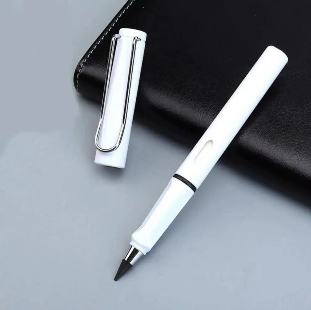 1 Piece HB Infinity Pencil with Eraser, Inkless Pencils, Forever Pencil That Doesn’t Need To Be Sharpened Plastic
