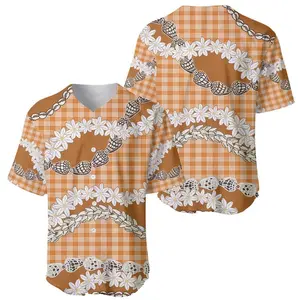Aloha Hawaii Shell Quilt Baseball Jersey Seamless Style - Going Out, Doing Sports, Hot Trends Of 2026