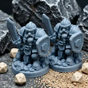 Tabletop Game Character Series, 2-Pack Small Soldiers, Role Play Accessories, Board Game Enthusiasts, Ideal Table Game Room Decor Gift