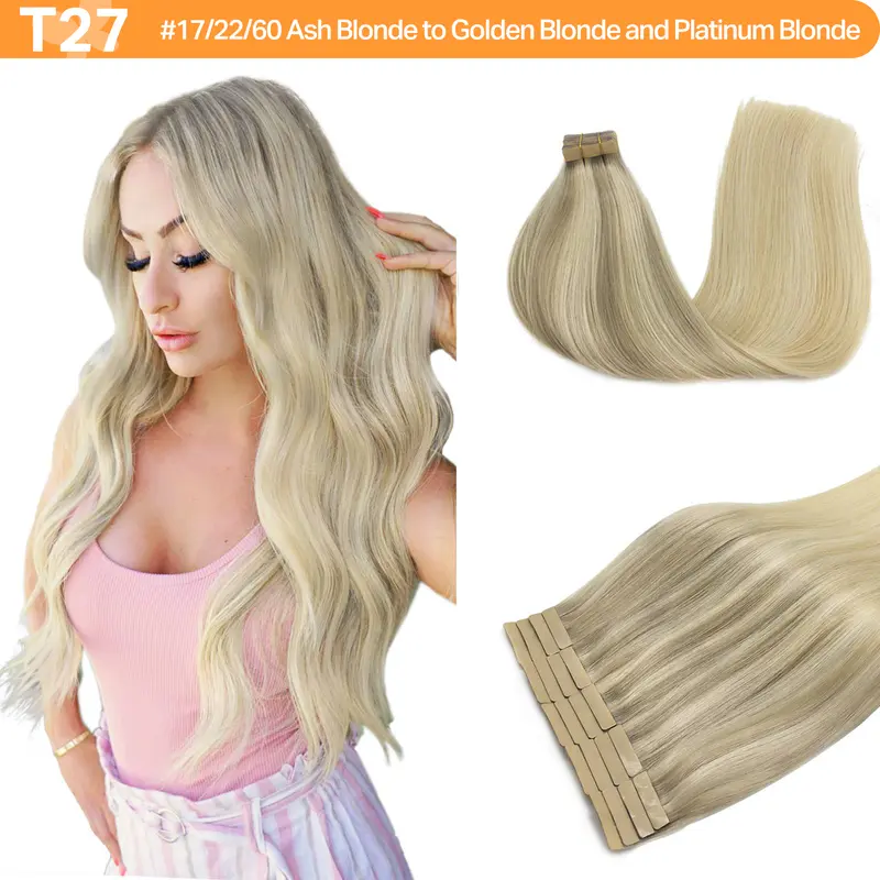 #(T17/22)P60	Ash Blonde to Golden Blonde and Plati