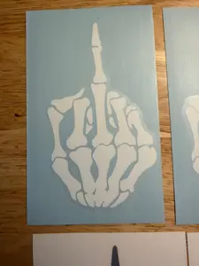 Skelton Hand Decals