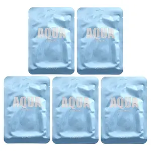 Lapcos Hydrating Beauty Sheet Mask Set, Aqua, 5 Sheets, 1.01 fl oz (30 ml) Each