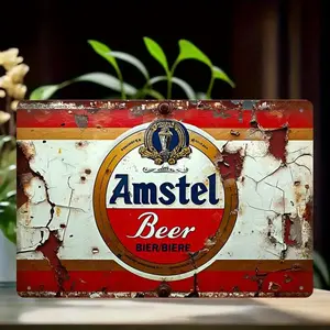 Vintage Beer Sign, Metal Beer Sign, Wall Decor for Home Bar, Coffee Shop, Garage Decoration, Beer Wall Decor, Vintage Garage Signs, Home Decor Products