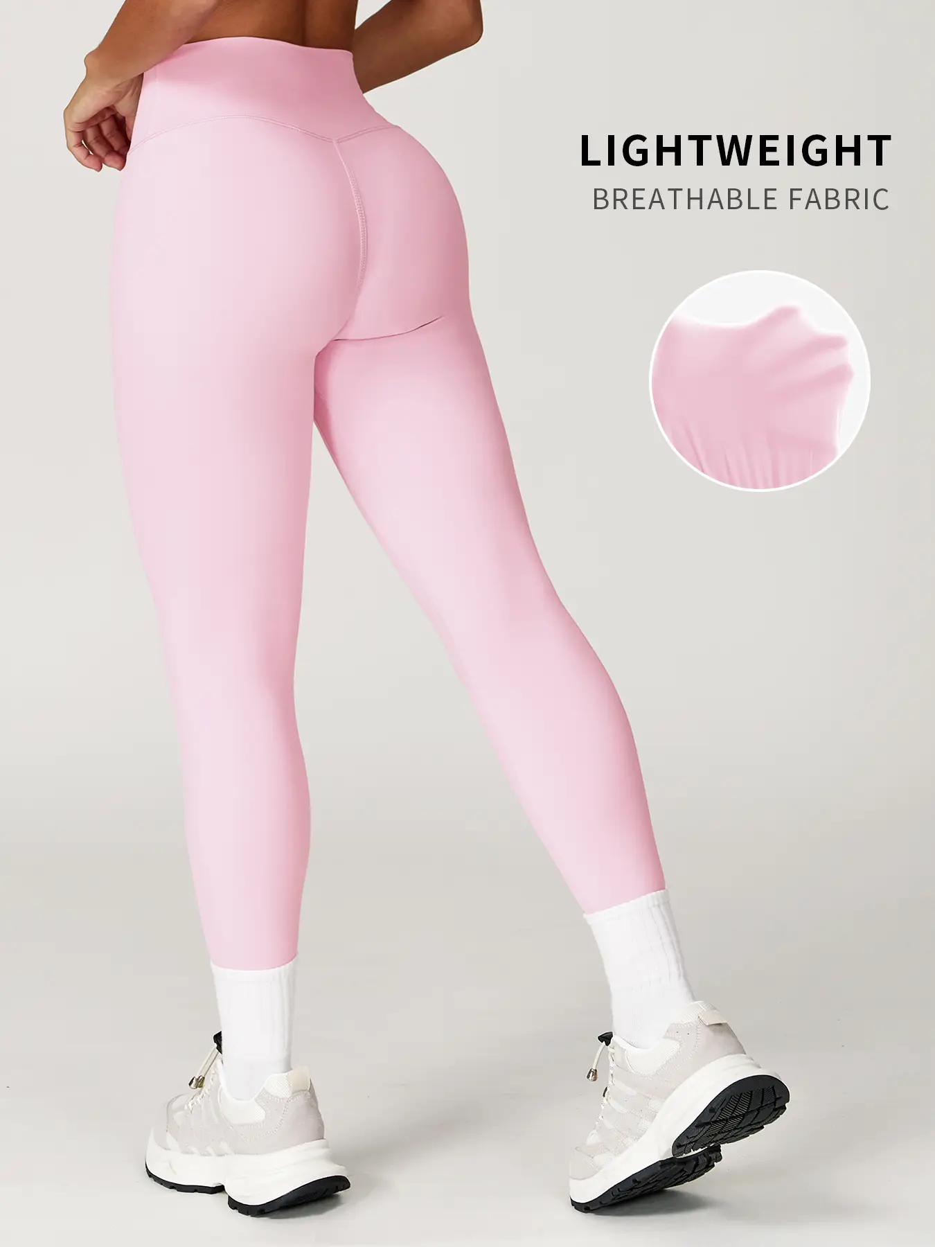 Women's High Waisted Sports Leggings, Solid Color Skinny Pants, High Stretch Yoga Leggings, Ladies Sportswear for Indoor Outdoor Wear, Yoga Pants Wome