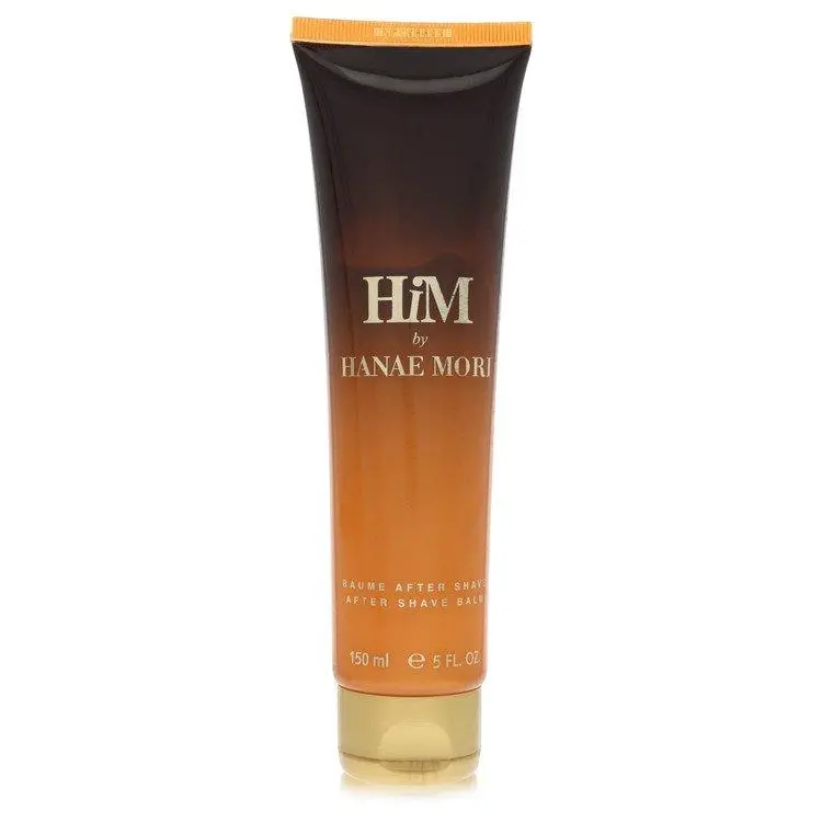 Men's Hanae Mori Him Moisturizing Aftershave Balm - 5oz Unboxed Single Item, Japanese Designer Luxury Grooming Cream, Skin-Soothing Nourishing Fresh Post-Shave Care