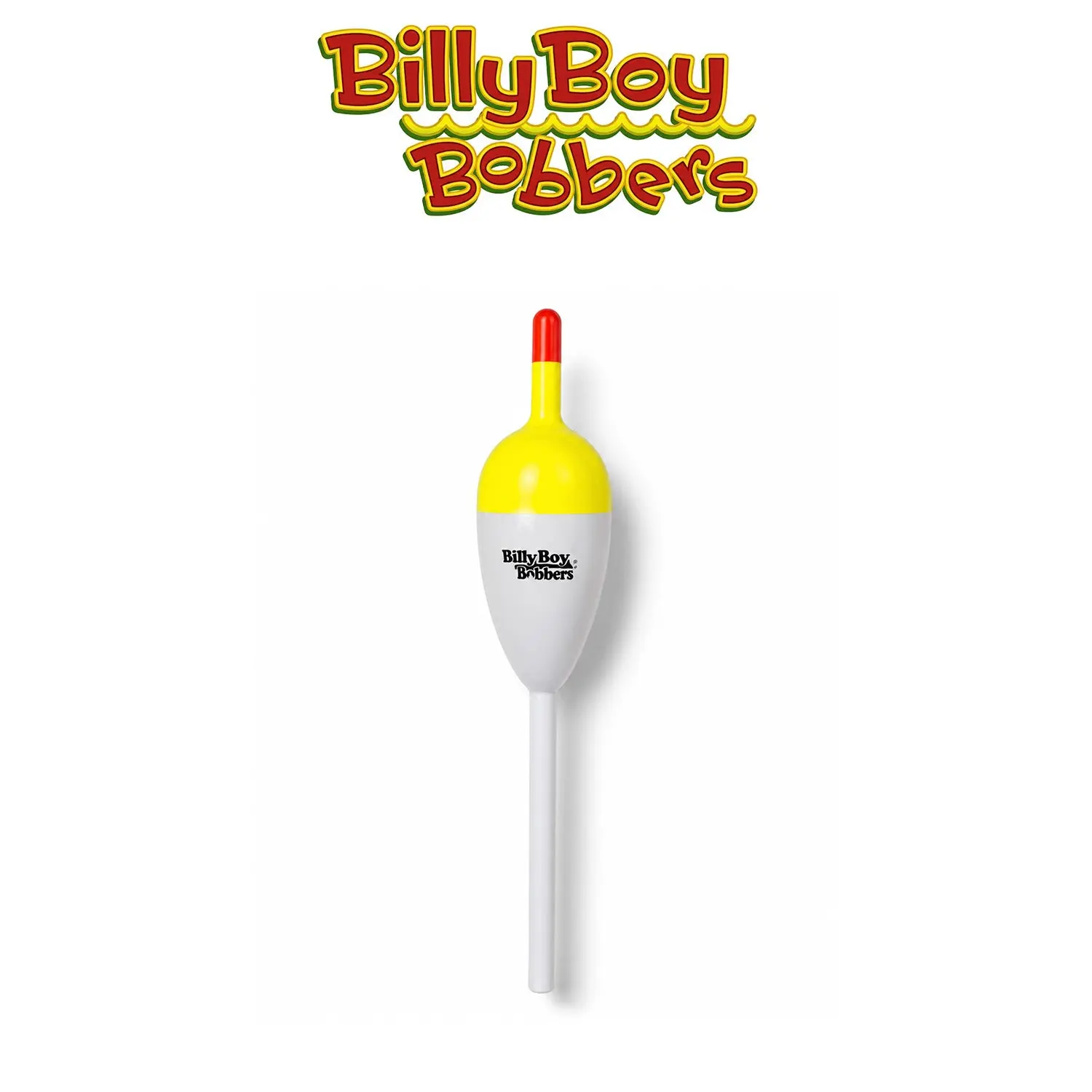 Billy Boy Bobbers 1.12" Balsa Spring Oval Unweighted Bobbers White