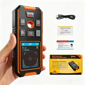 Stud Finder Wall Scanner, 6 in 1 Wall Detector with Upgraded Sensor, High Accuracy Wood Stud AC Wire Metal Pipe Rebar Detection, Voice Alert HD Backlit Display, Shockproof Dustproof Waterproof