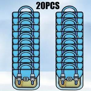 20pcs Reusable Gift Bags with Handles, Zipper Sealed Snack Bag for Candies & Treats - Lightweight, Decorative Gift Bags for Birthdays, Parties, and Celebrations, Party Gift Bag