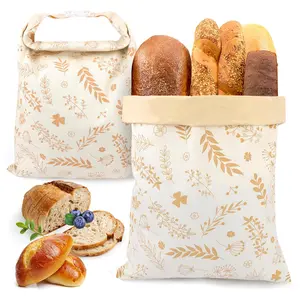 2 Pack Reusable Beeswax Bags for Homemade Sourdough & Bread Proofing  - Keep Your Creations Fresh Bakeware Kitchen Plastic Utensils