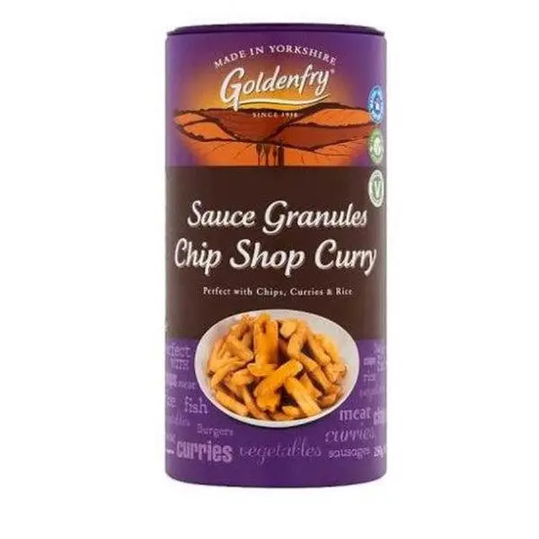 Golden Fry Sauce Granules Chip Shop Curry - 160g