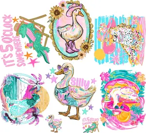 Animal 1 Premade Gang Sheet 30*24 with  Full-Size DTF Prints Instant Peel Film for Easy Application Ideal for Apparel