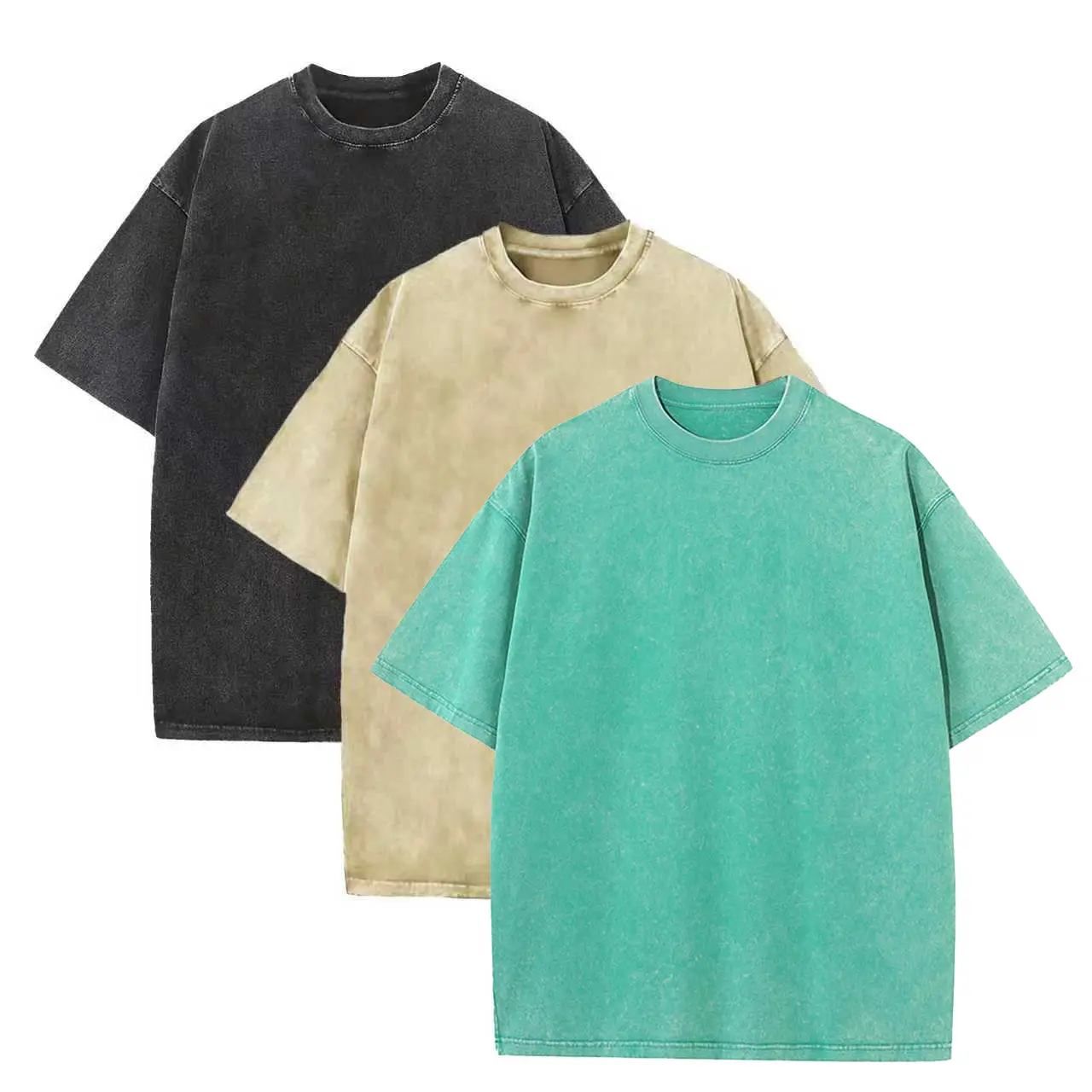 Black + Green + Apricot