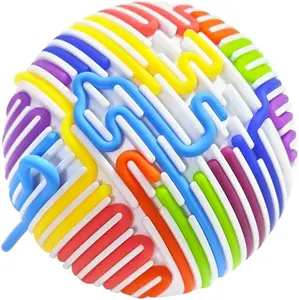 Sensory Fidget Toys for Kids, Sensory Activity Ball with 20 Strings, Sensory Toys for Autism ADHD Calming Focus Stress Relief, Travel Game Car Road Trip Airplane Activity Toys with Storage Bag