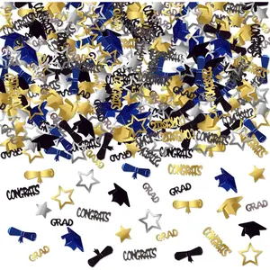 Graduation Decorations 2026 | Congrats Grad Confetti - Pack of 1000 | Navy Blue and  Graduation Confetti 2026, Grad Confetti Class of 2026, Graduation Decorations,