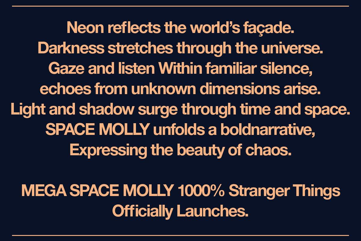 [Spanish] – POP MART MEGA SPACE MOLLY 1000% Stranger Things