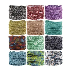 Headband Neck Gaiter Head Wrap Headwear Face Mask Magic Scarf Bandana for Men and Women