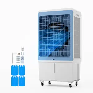 VEVOR Evaporative Air Cooler 4129 CFM with 12.7 Gal Water Tank Portable Swamp Cooler