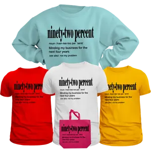 Ninety Two Percent Black Mockups Screen Print Transfer