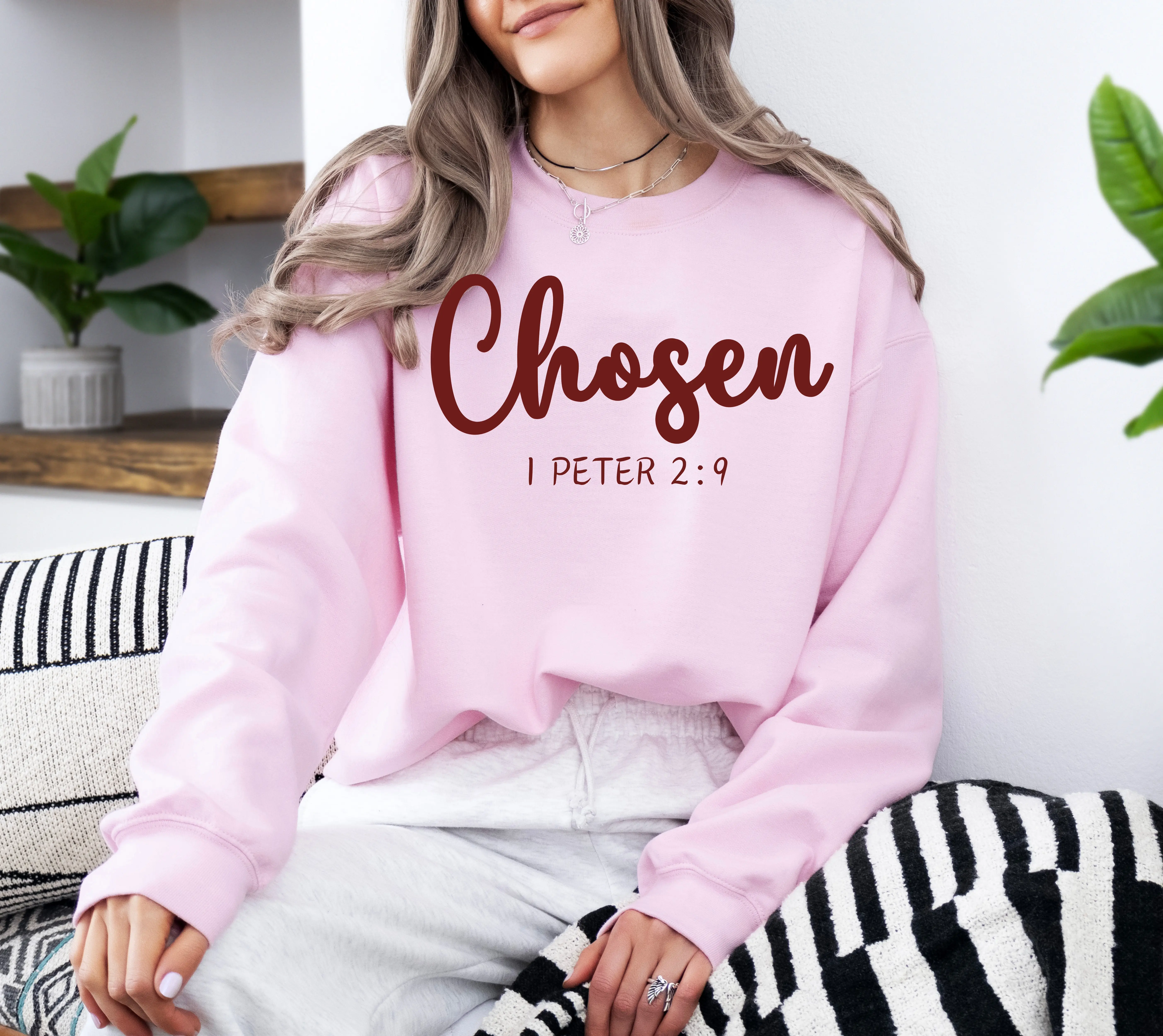 Chosen 1 Peter 2:9 Unisex Heavy Blend™ Crewneck Sweatshirt