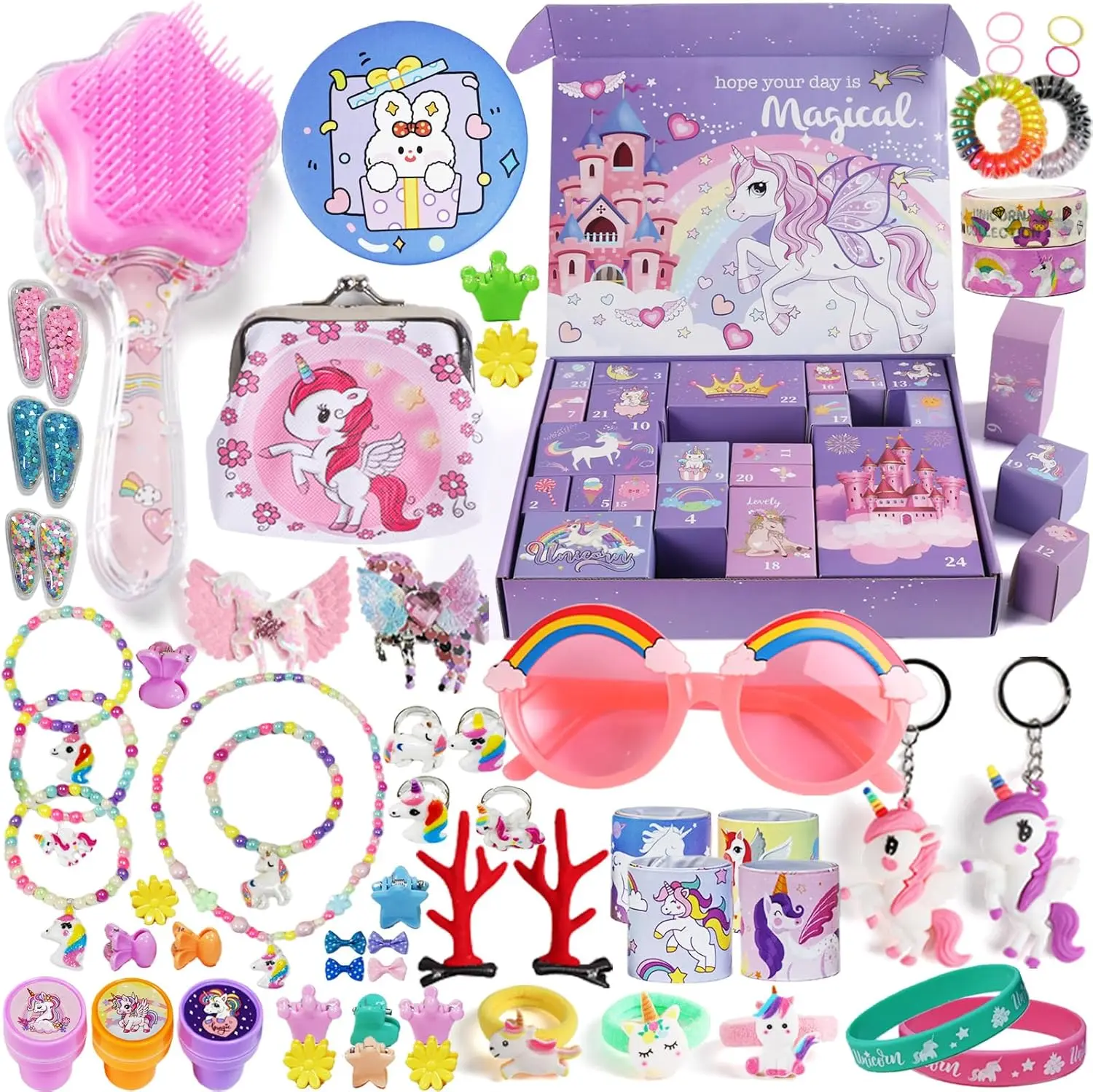 Advent Calendar 2026 for Girls – 24 Days Christmas Countdown Calendar, Kids Christmas Advent Calendar with 24 Surprise Gifts, Xmas Holiday Gift Box