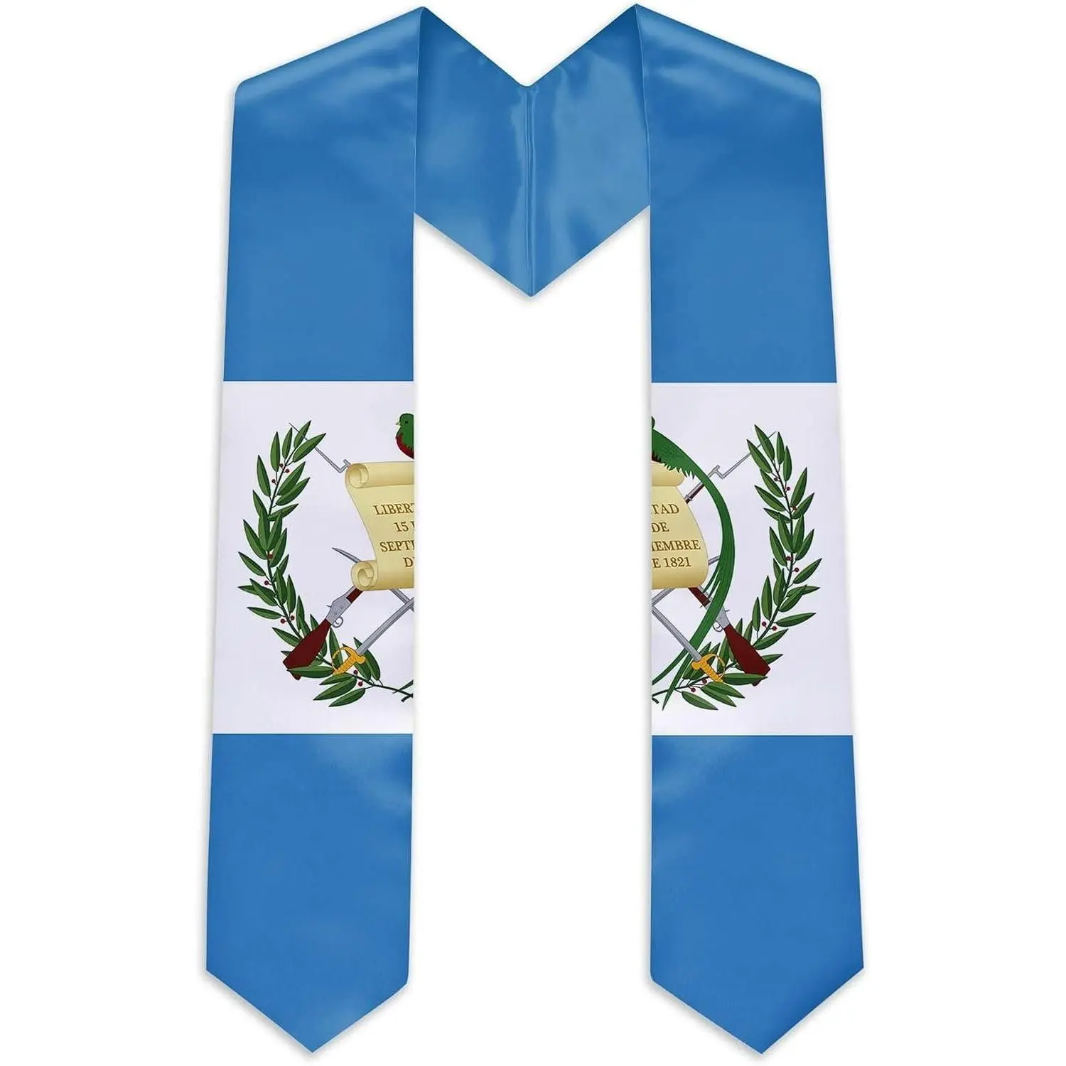 Civilos Unisex Flag Graduation Stole Flag Graduation Sash Honor Stole for Graduation Students