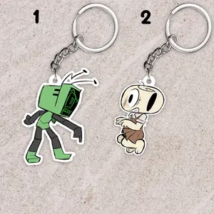 Dandy's world keychain: Vee and Shelly, Veedandysworld, Shellydandysworld ver7