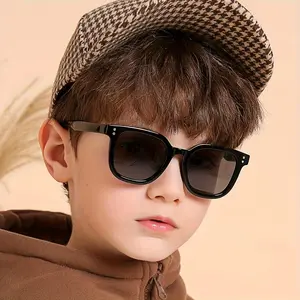1 Set of Youngsters's Fashion Square Glasses, Classic Style for Boys and Girls, Perfect for Casual Attire Holiday Gifts