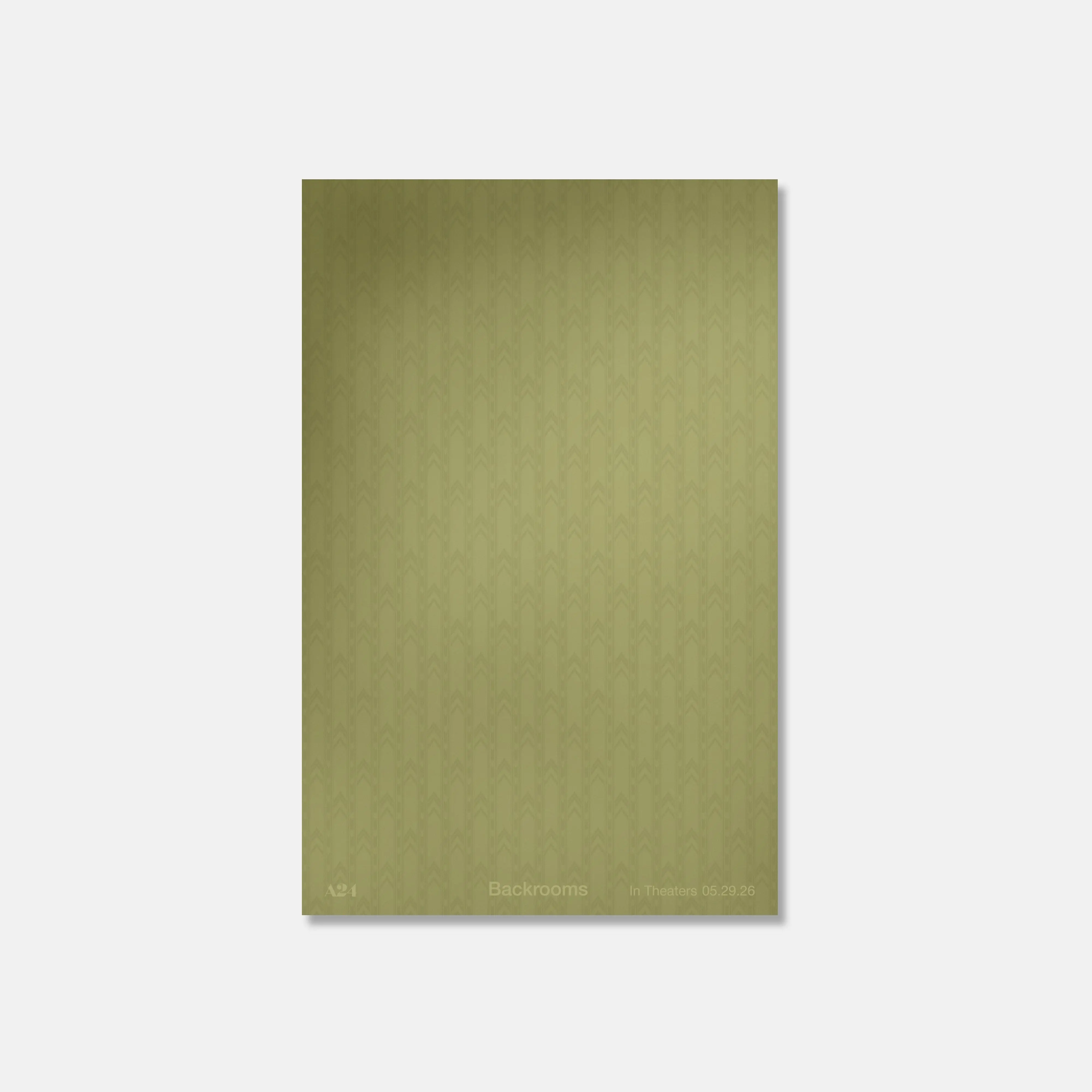 Backrooms Adhesive Poster Backrooms Adhesive Poster
