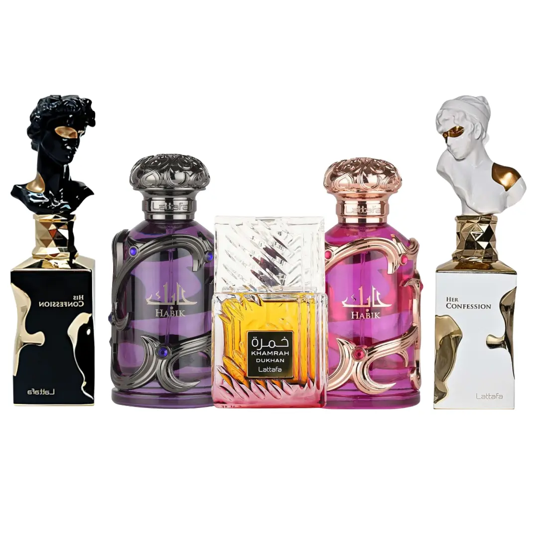 his confession + her confession + khamrah qukhan + habik woman + habik man -- 5 piece bundle his confession + her confession + khamrah qukhan + habik woman + habik man -- 5 piece bundle