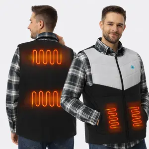 Heated Vest with 10000mAh Power Bank, USB Rechargeable Unisex Winter Heated Vest, 3 Heat Levels (US M )