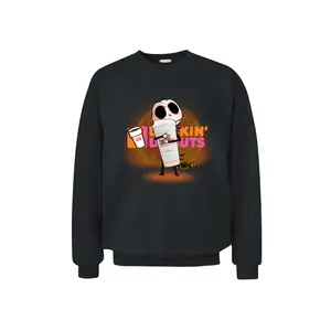 Dunkin donut Sweatshirt & Hoodie, Graphic DTG Printing, 50% Cotton 50% Polyester For Unisex