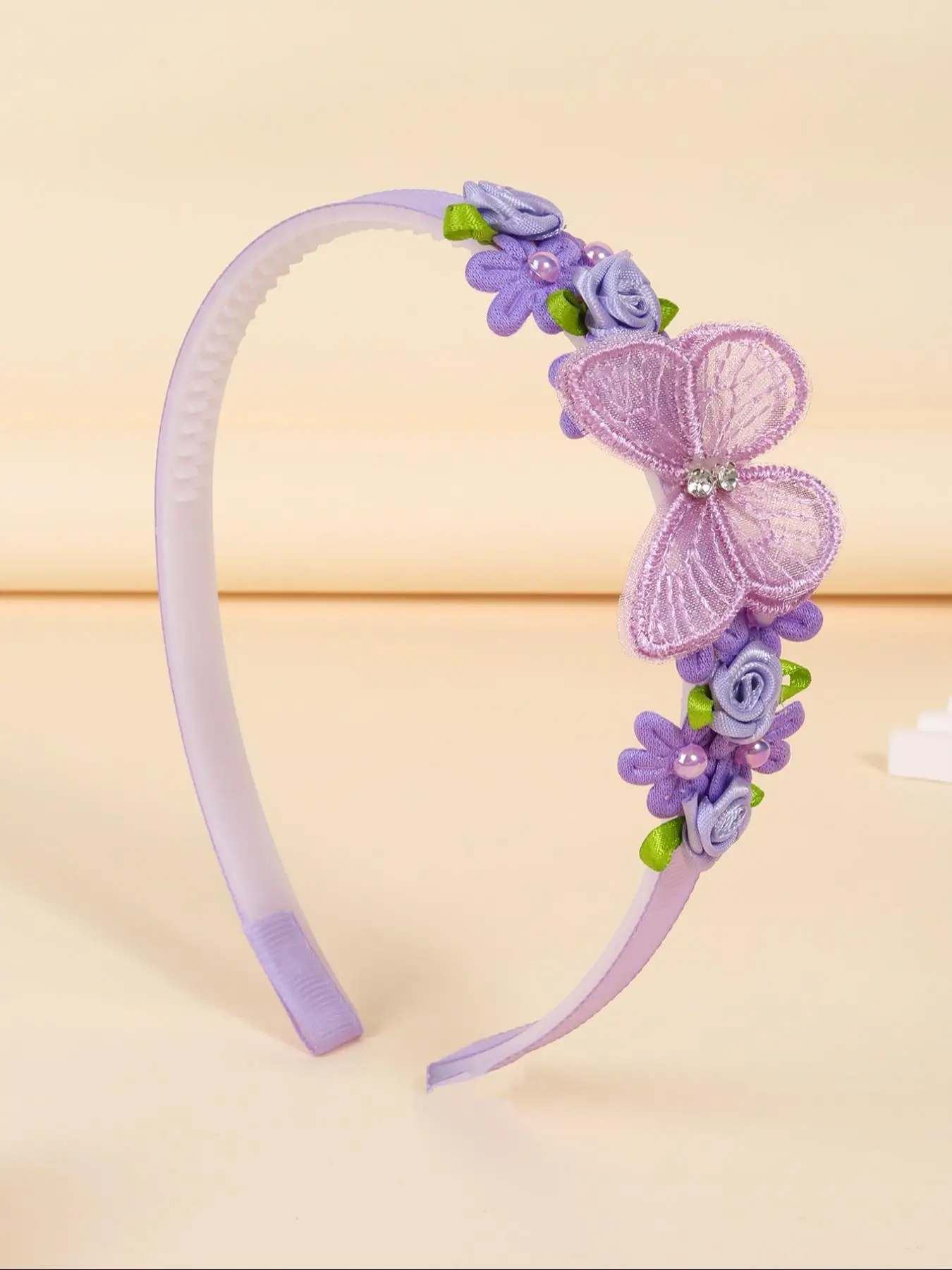 Cute Butterfly & Flower Decor Hair Hoop, New Style Elegant Hair Hoop for Girls, Fashion Hair Accessories for Party, Daily Clothing Decor
