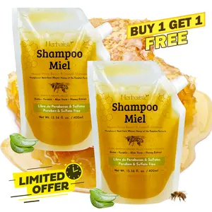 [Buy One, Get One FREE] Viral Mayan Honey Shampoo (400ml / 13.5 fl oz) Each – Real Honey Extract • Strengthens, Restores & Boosts Natural Shine – Handcrafted in Mexico