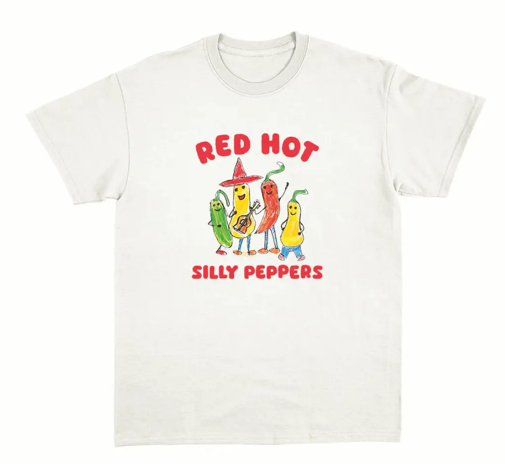 Vintage silly peppers tee- unisex t shirt -graphic tee Menswear Top