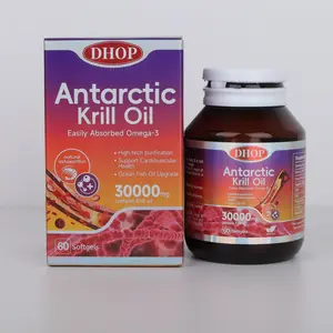 DHOP Krill Oil Softgels - Heart & Brain Support