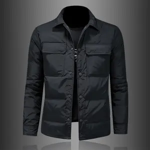 Winter Shirt Cotton-padded Coat For Men