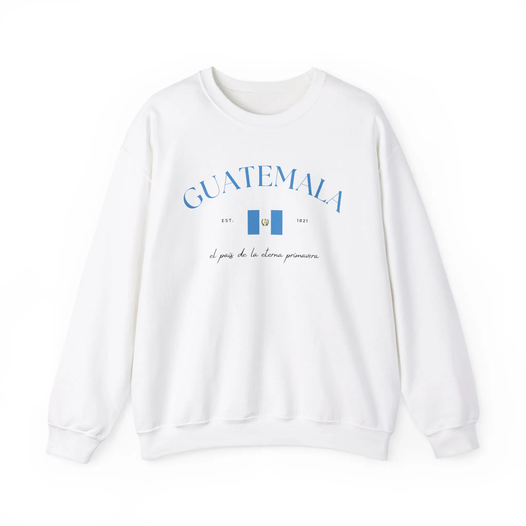 Guatemala Sweatshirt for Her and Him - Fall Season, Unisex Heavy Blend Crewneck Sweatshirt - Cotton Fabric Menswear