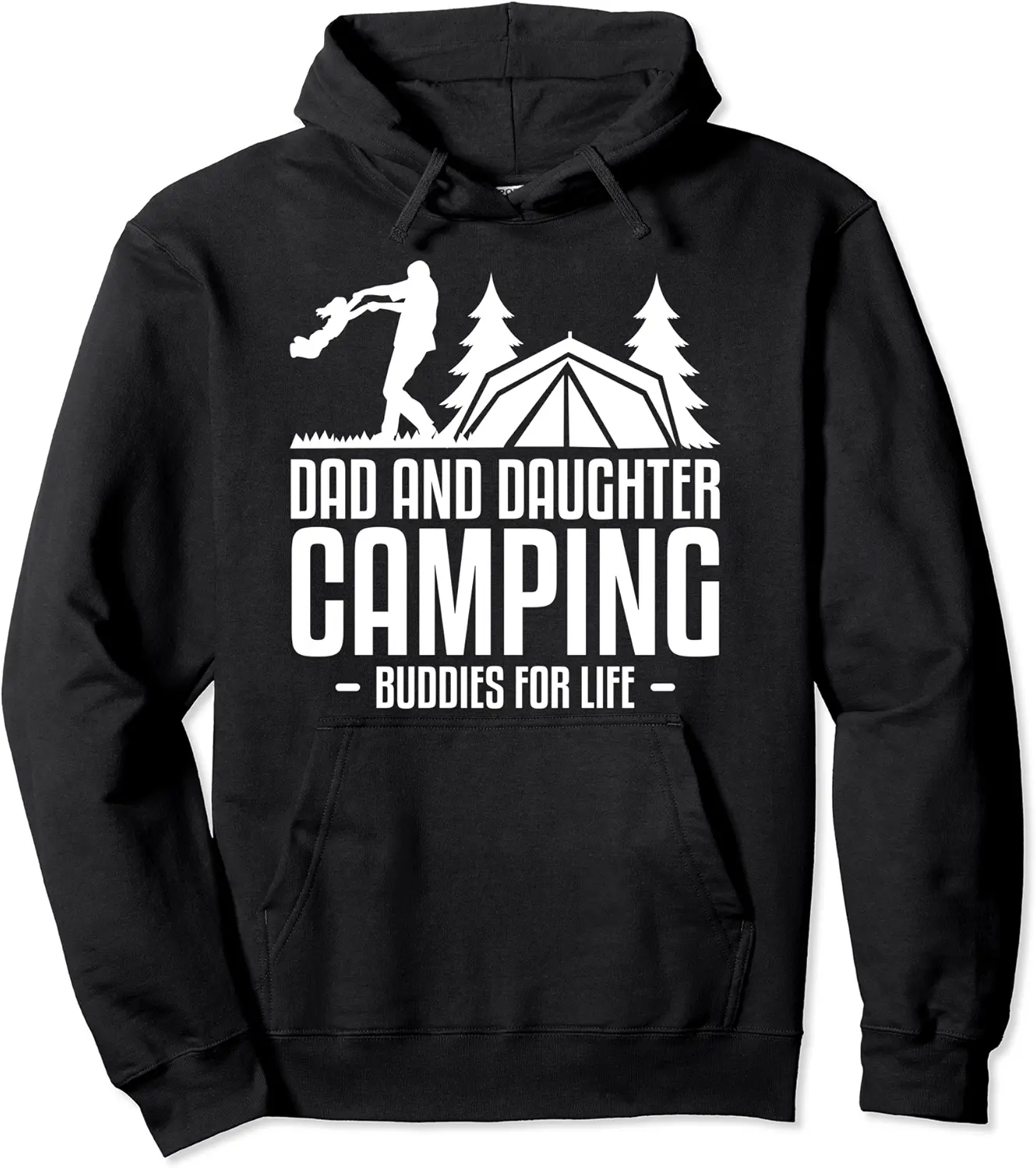 Dad And Daughter Camping Buddies For Life Camper Pullover Hoodie - Keithhodges Shop 71B09R5SV5V8