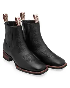 El Canelo Botin "El Paso" Caisson negro Square Toe