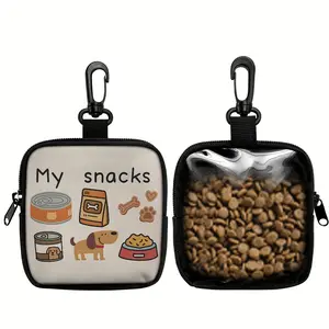 New  Print  Treat Bag Pet Training Set with Hook and Zipper Bite Resistant Inflatable Dog Balls