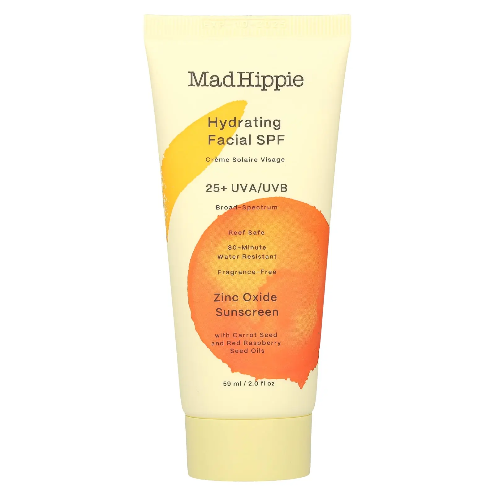 Mad Hippie Hydrating Facial SPF, Fragrance Free, 2 fl oz (59 ml)