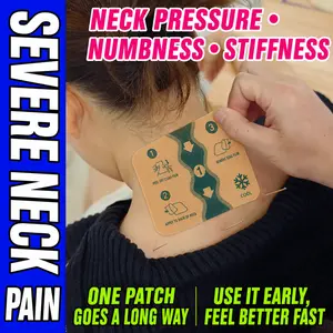 3-Pack Tendon Sheath Soothing Patches — For finger and wrist tendonitis pain and numbness; relieves joint strain; adult home care topical patch for regular use