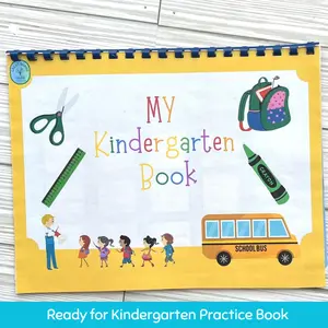 Ready for Kindergarten Practice Book- Perfect for Preschool, Homeschooling, Summer Practice, Independent Practice