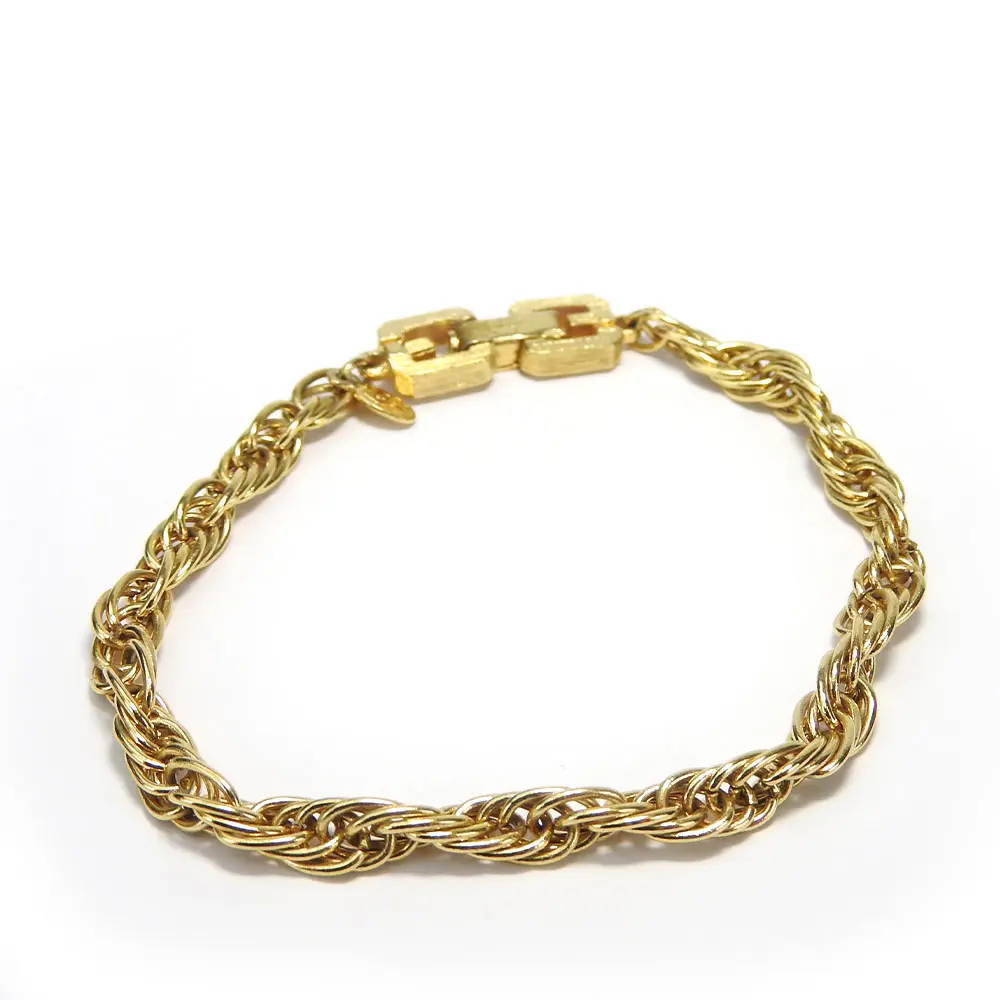 Pre-owned GIVENCHY Gold-plated Small Leather Goods Bracelet