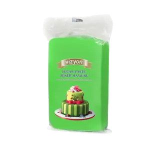 Vizyon Green Fondant 2.2 lbs – Professional Cake Covering & Decorating Fondant